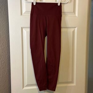 YOGALICIOUS LUX maroon leggings